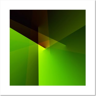 green black texture art Posters and Art